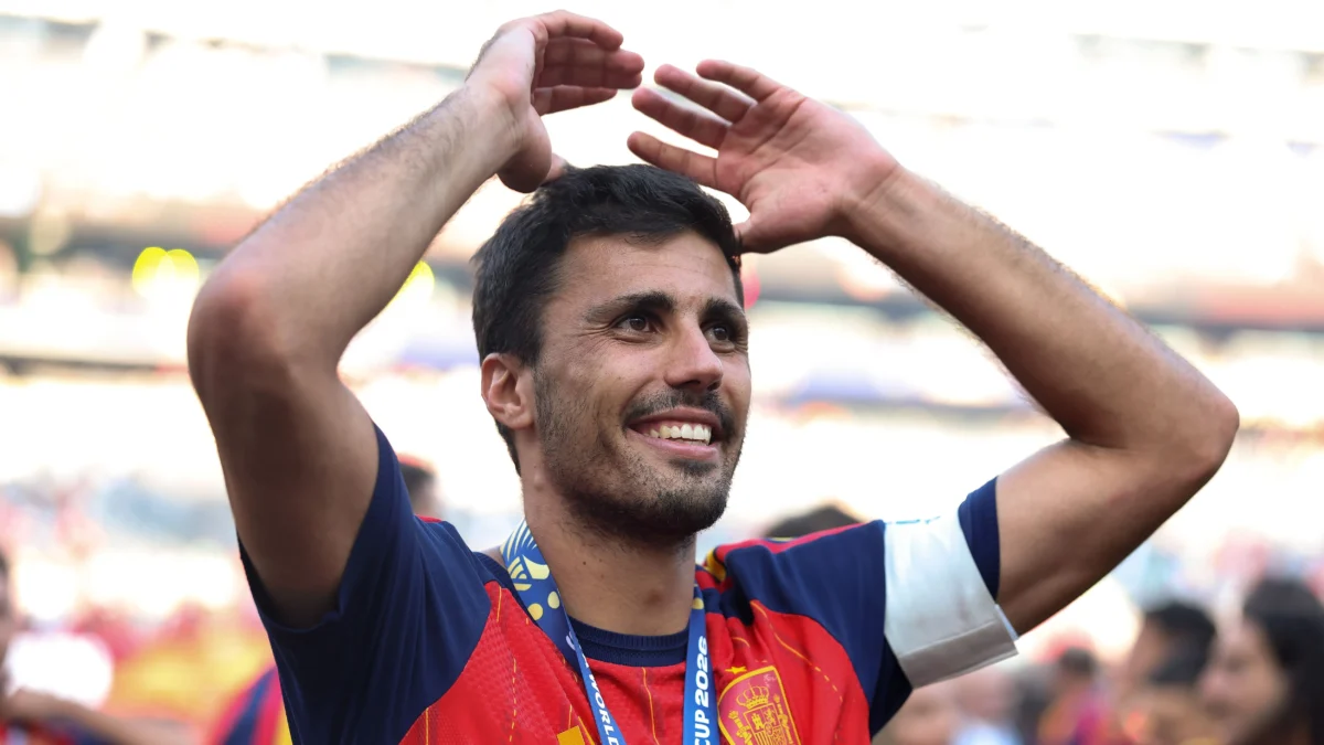 رودري: حلمي تحقق مع برشلونة وسنسعى للفوز بدوري الأبطال