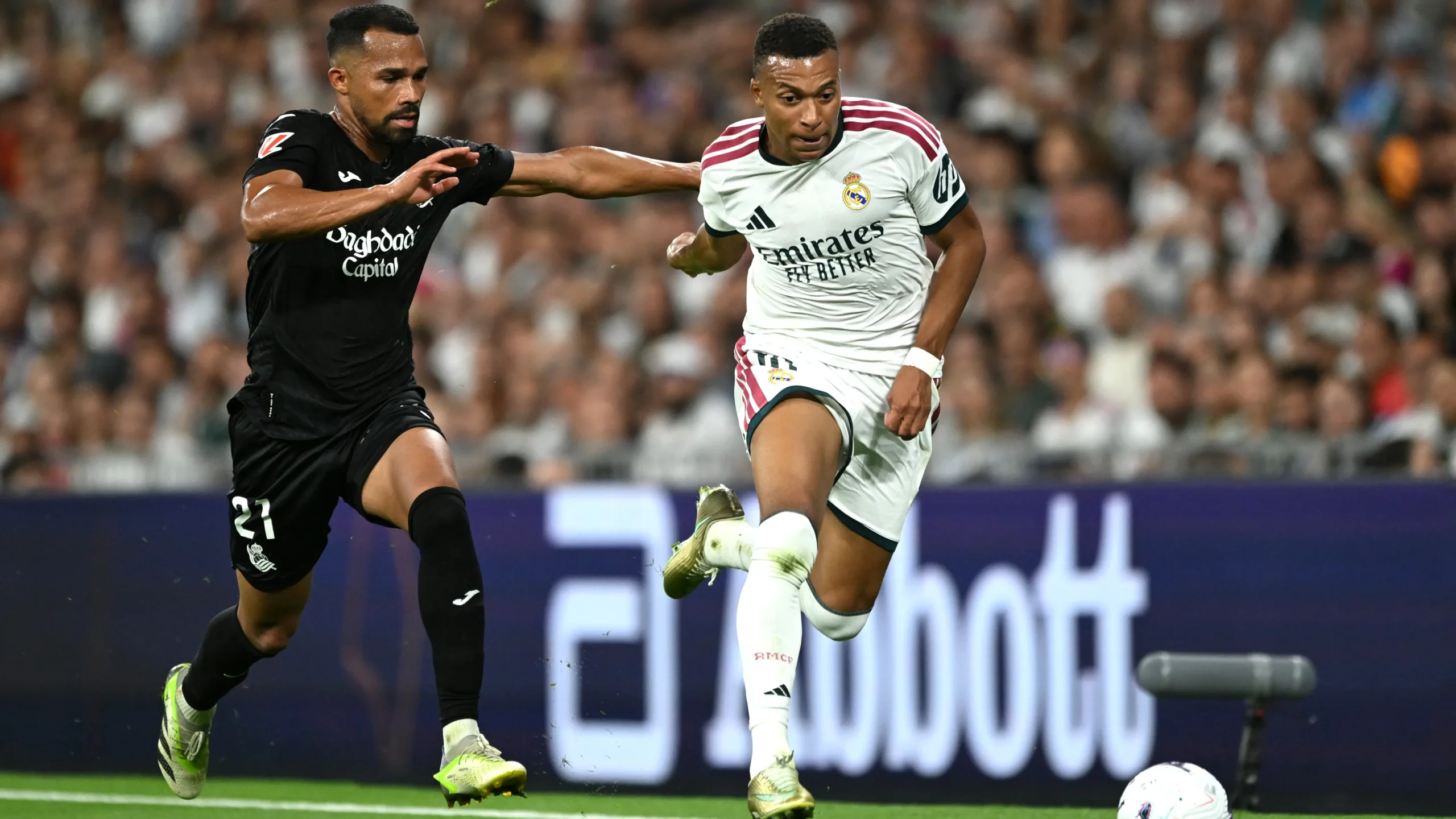 تعادل مثير بين ريال مدريد وسوسيداد في الشوط الأول