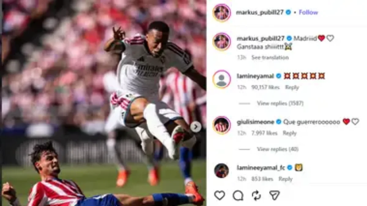تصرف مثير من يامال عقب هزيمة ريال مدريد في الديربي