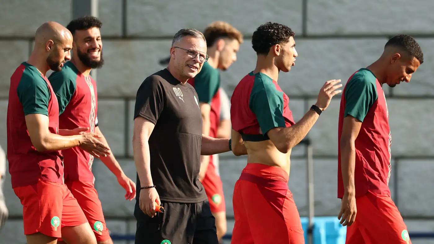 حكيمي يعود للتدريبات ويريح المنتخب المغربي