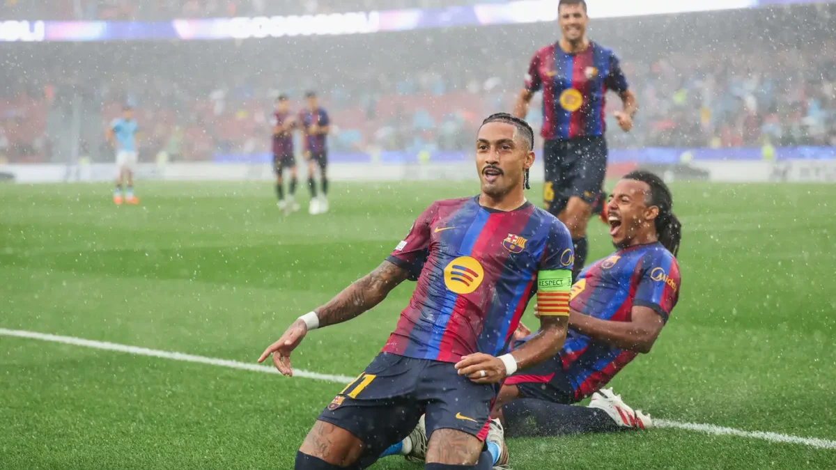 تحركات برشلونة لتجديد عقد رافينيا بدون وكيل أعمال