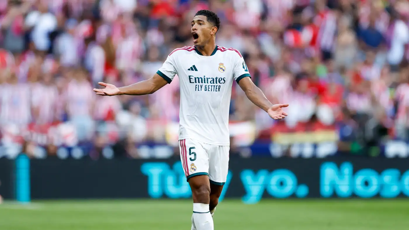 غضب عارم من بيلينجهام بوجه حكم ديربي مدريد