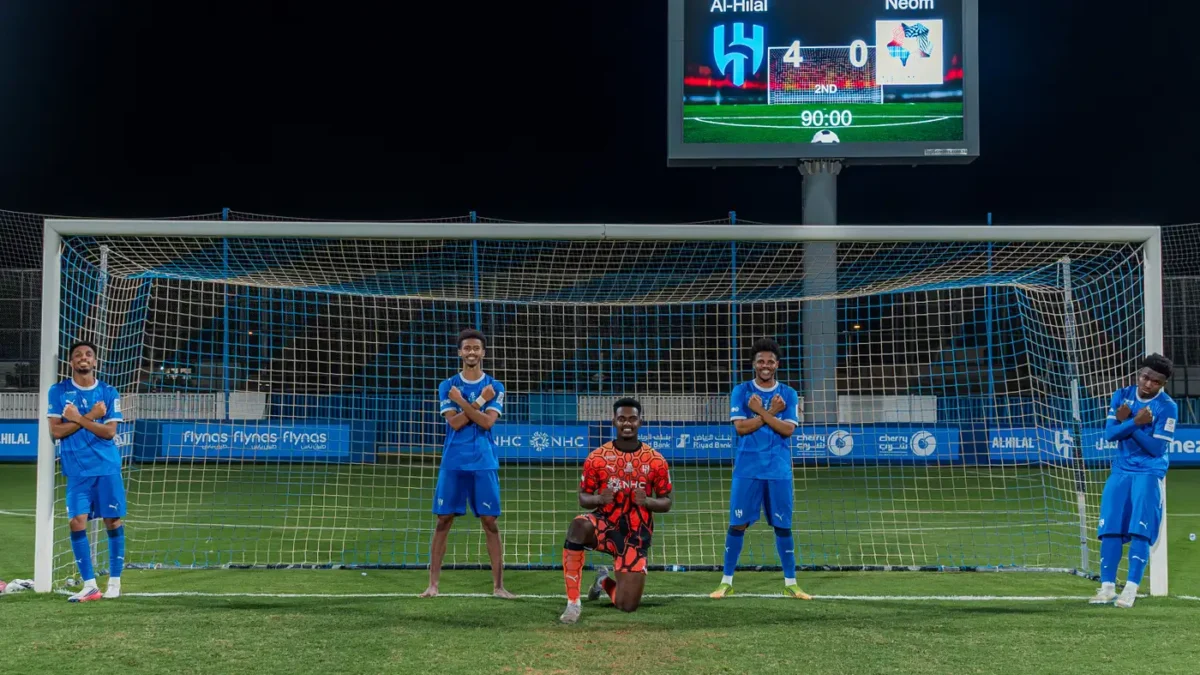 رباعية للهلال تحت 21 عامًا أمام نيوم