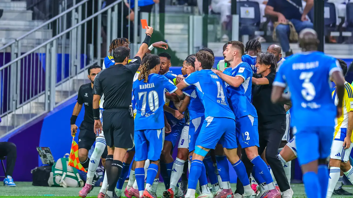 تحرك آسيوي ضد لاعب الهلال بعد طرده