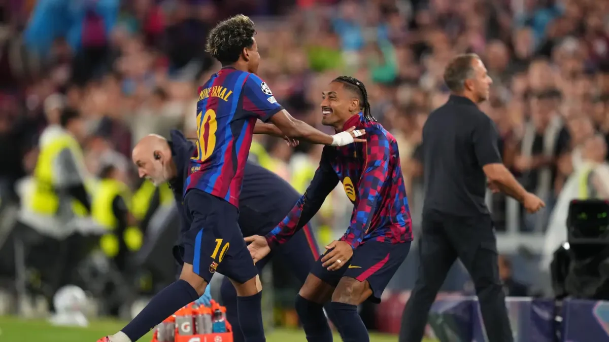 برشلونة يكتحق فينورد خماسية بدوري الأبطال