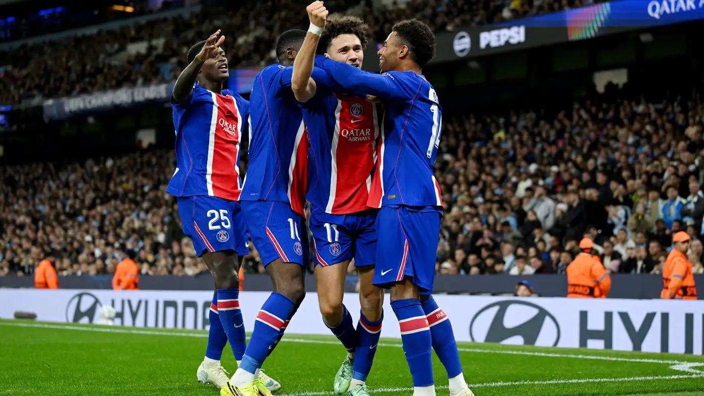 باريس سان جيرمان وبرشلونة الأقوى في دوري الأبطال