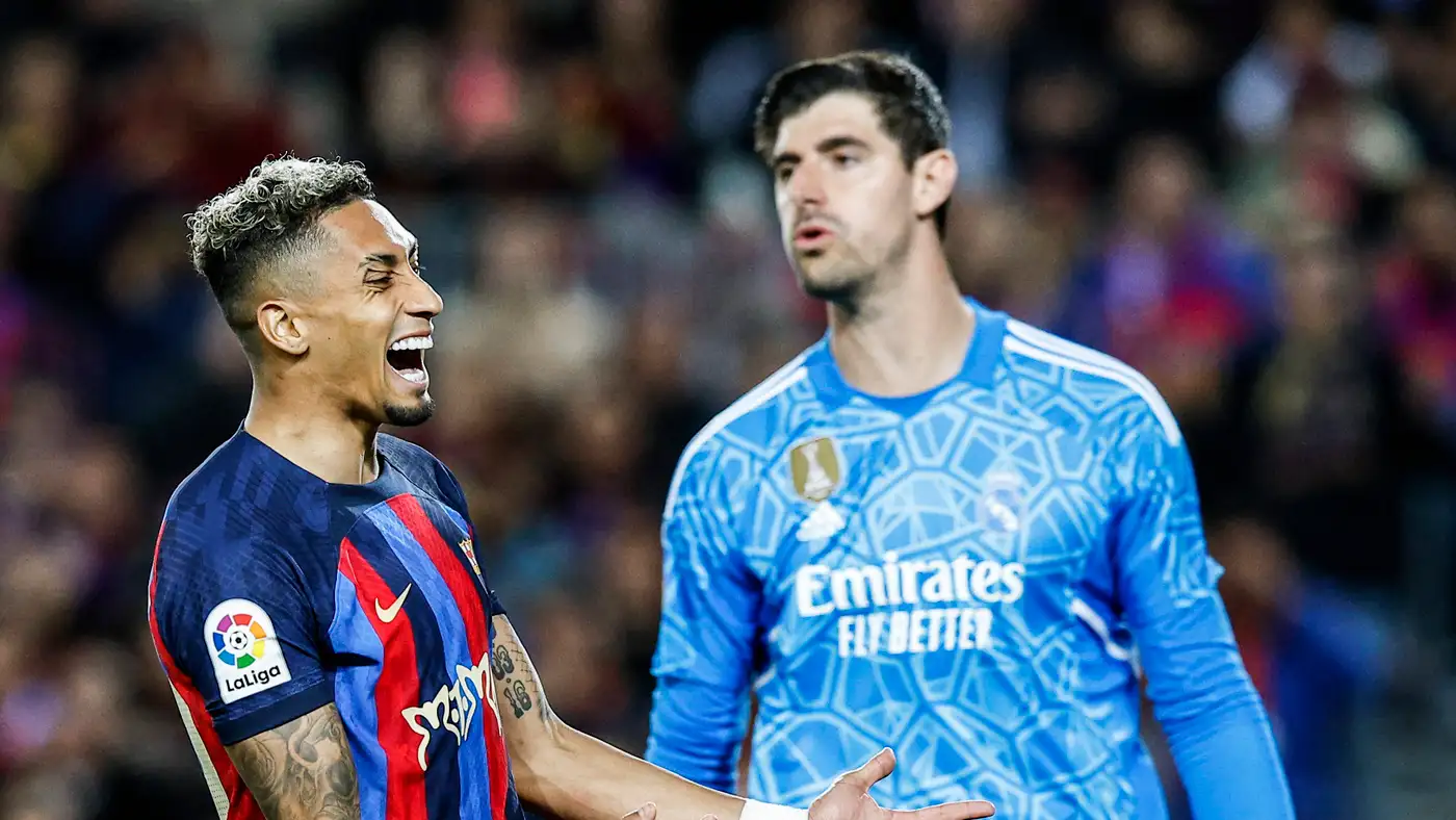 سجل مرعب لرافينيا أمام ريال مدريد قبل الكلاسيكو