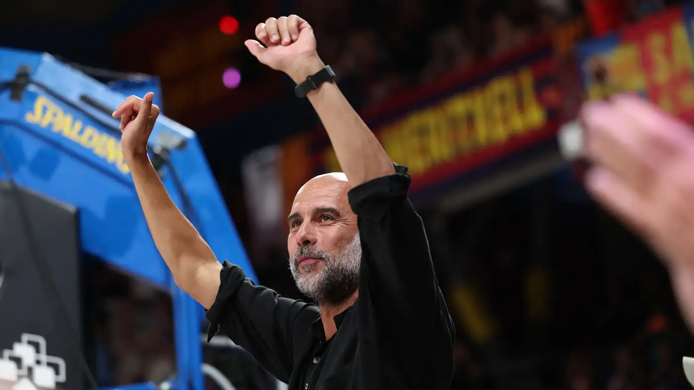 جوارديولا يخطف الأضواء في ليلة السلة الأوروبية