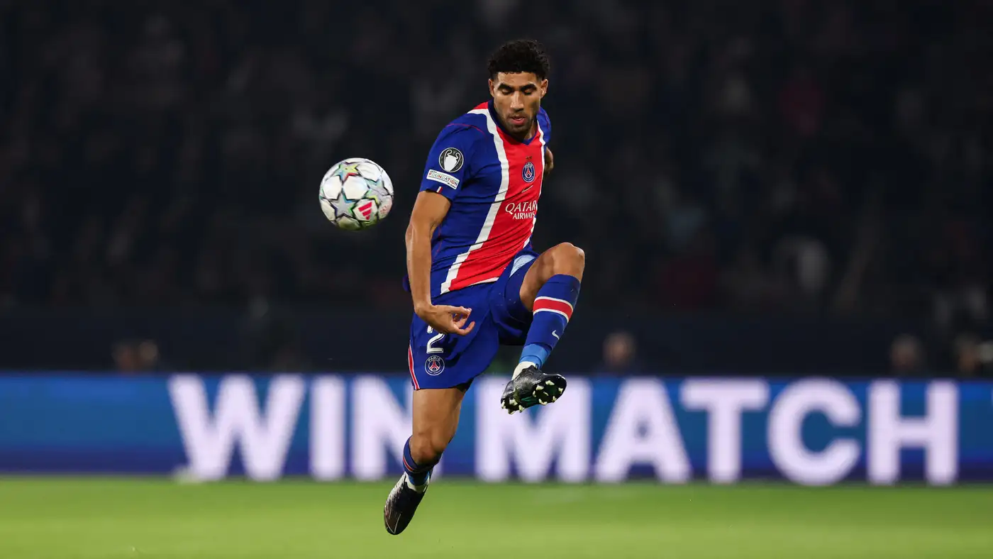حكيمي: أثبتنا أمام برشلونة أننا أبطال أوروبا