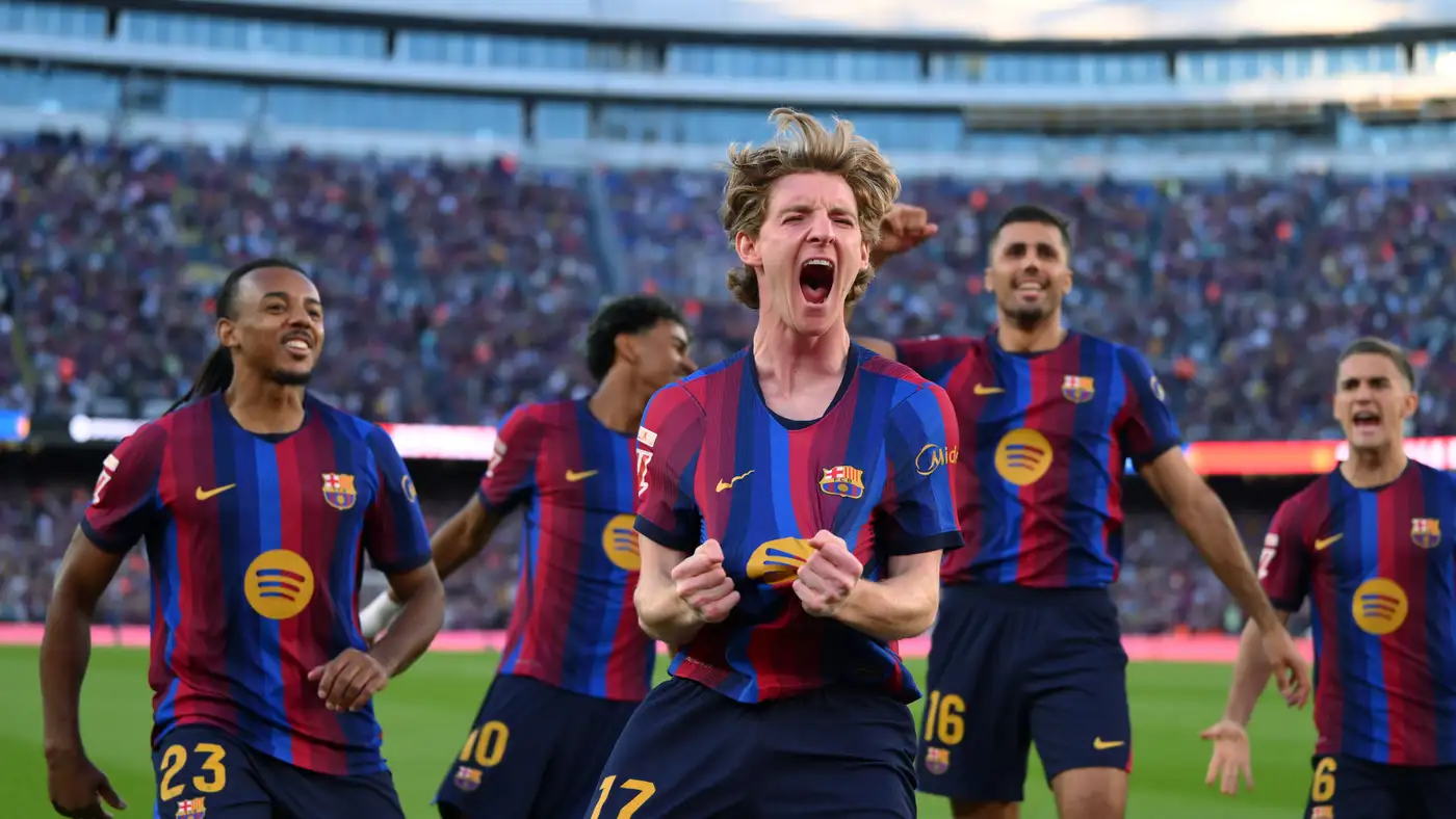 جوردون يتقدم لبرشلونة بهدف مبكر أمام خيتافي
