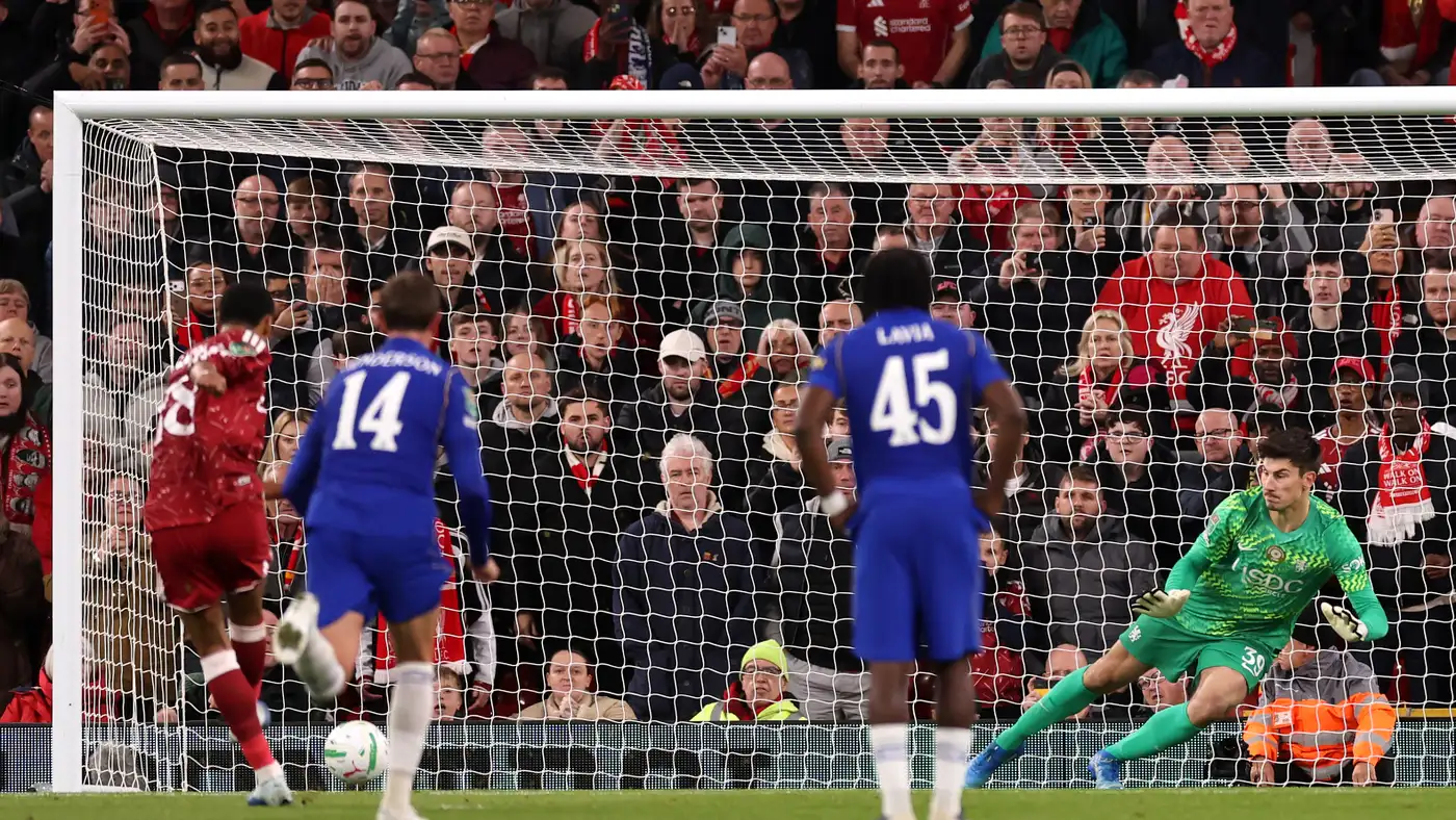 تعادل إيجابي بين ليفربول وتشيلسي في كأس كاراباو