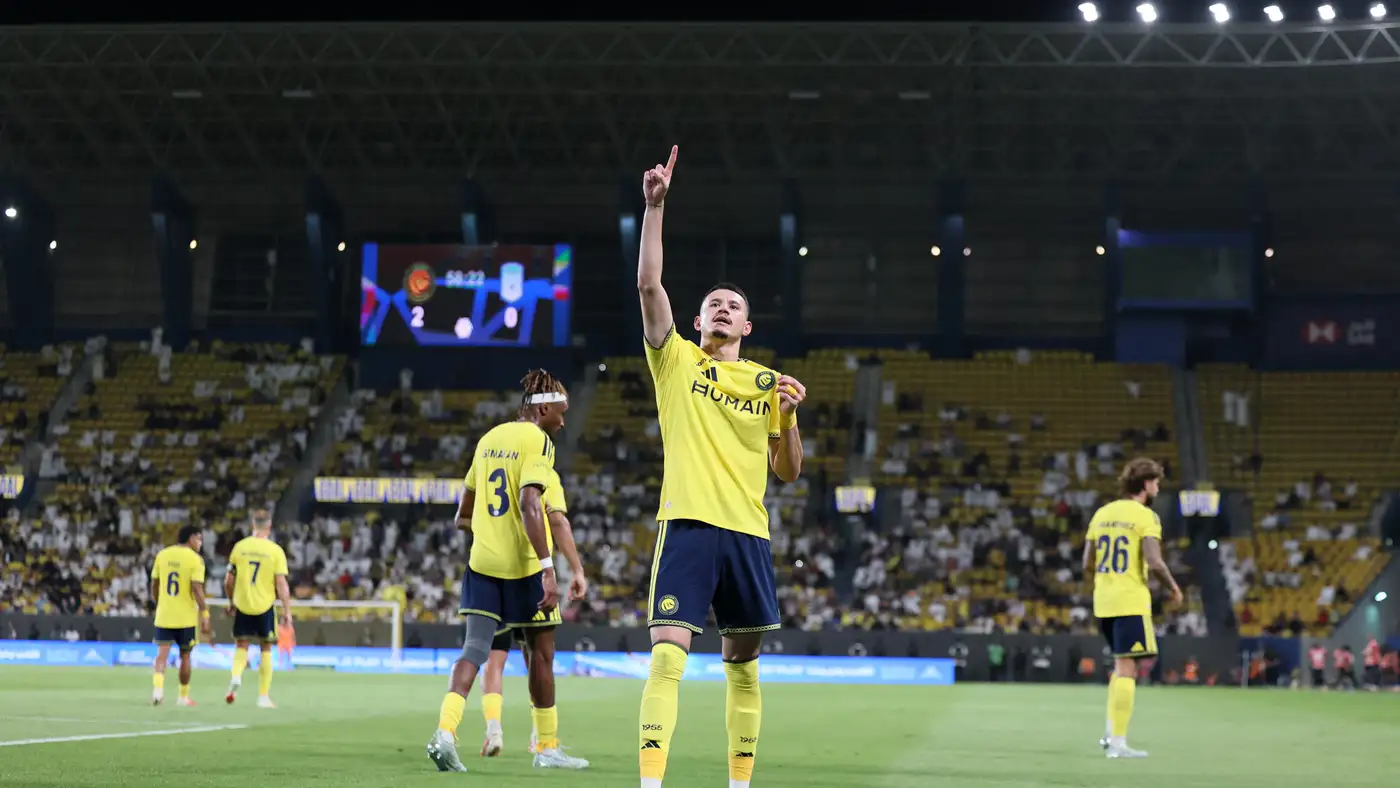 رقم قياسي للحمدان بعد هدفه المبكر مع النصر