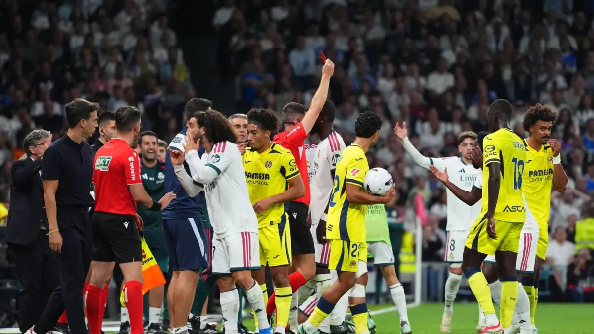 تقرير حكم مباراة فياريال يكشف تفاصيل بطاقات ريال مدريد